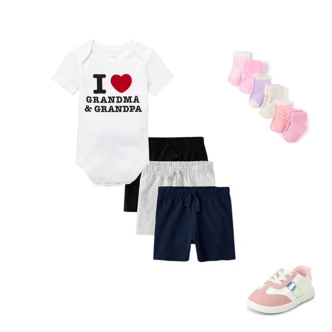 9th bundle featuring 3 items which compliment Baby And Toddler Girls Colorblock First Steps Sneakers