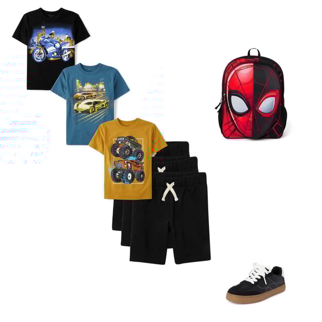 2nd bundle featuring 3 items which compliment Kids French Terry Shorts 3-Pack