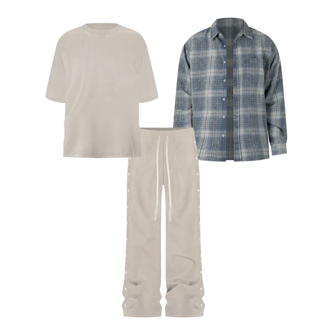 Vintage Plaid Shirt - Blue/White | mnml | shop now Vintage Plaid Shirt - Blue/White | mnml | shop now