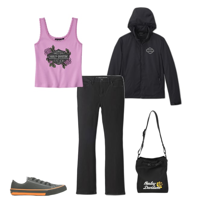 Women's H-D Flex Layering System Hooded Mid Layer | Harley