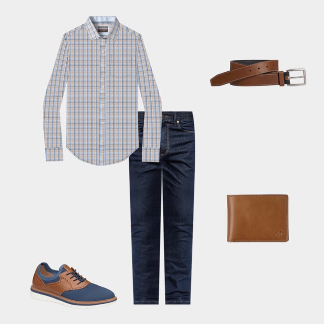 1st bundle featuring 4 items which compliment Braydon Knit Saddle