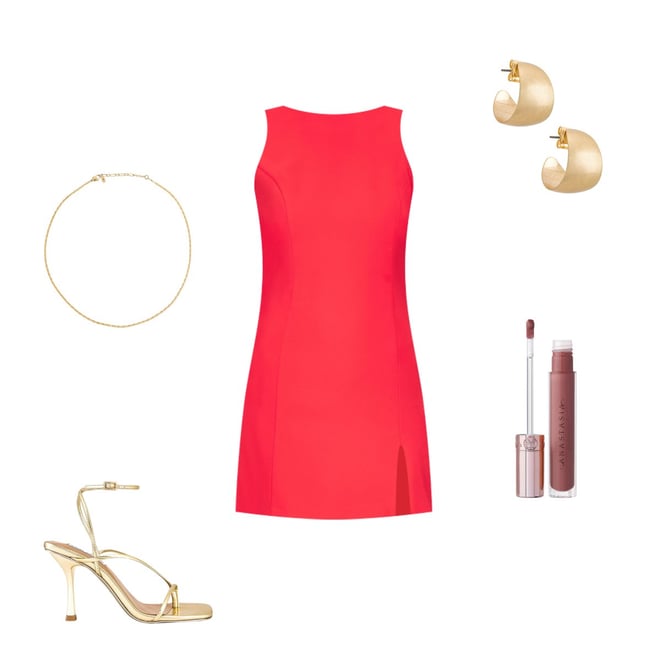 ワンピース Amanda dress Ameri（アメリ）の「AMANDA SHEER SET DRESS（ワンピース）」 - WEAR