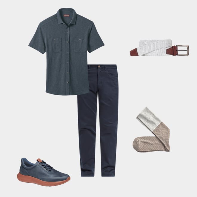 5th bundle featuring 4 items which compliment Diamond Colorblock Socks