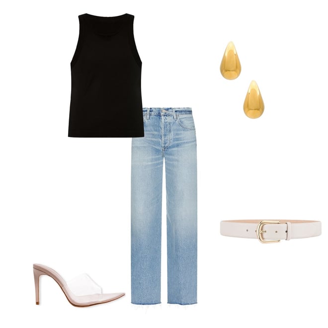 B-Low the Belt Kennedy Belt in Bone & Gold | REVOLVE