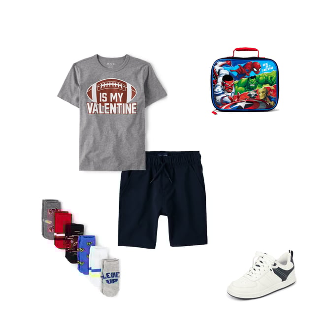 5th bundle featuring 4 items which compliment Boys Avengers Lunchbox