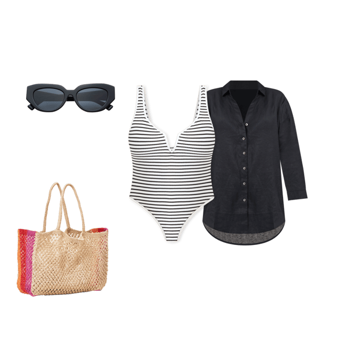 Product | LSPACE Coco One Piece Swimsuit - Sail Along Stripe