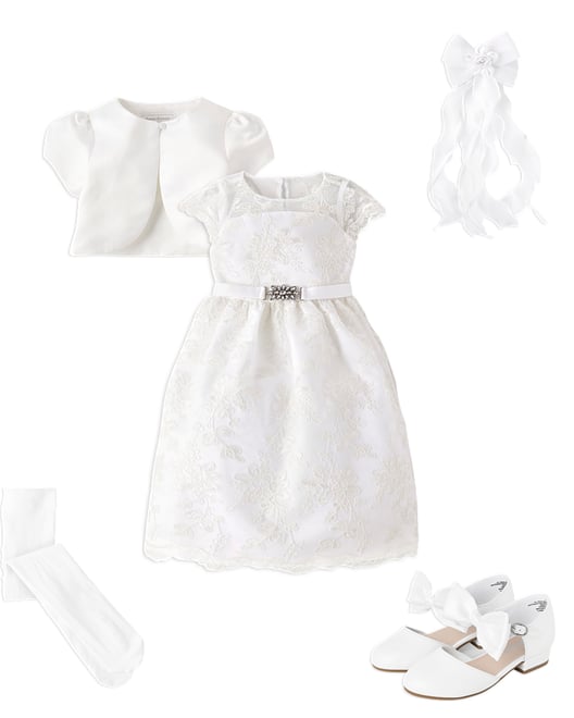 2nd bundle featuring 4 items which compliment Girls Lace Dress