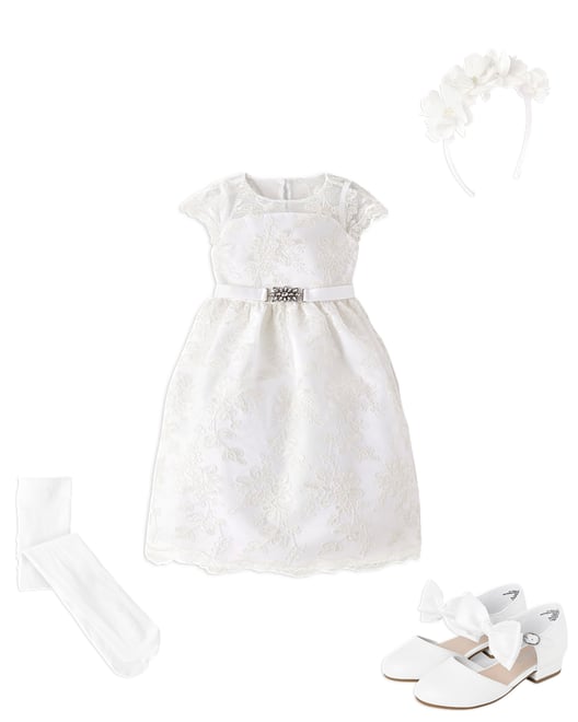 5th bundle featuring 3 items which compliment Girls Floral Pearl Headband