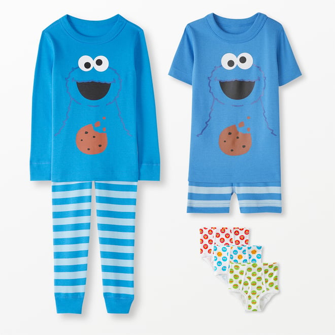 Sesame Street Long John Pajama Set