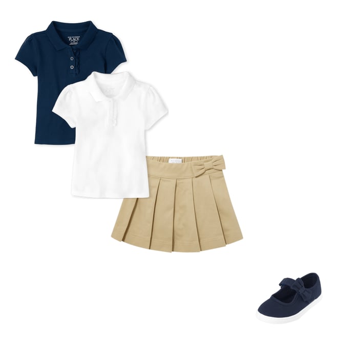 10th bundle featuring 2 items which compliment Toddler Girls Bow Strap Canvas Sneakers