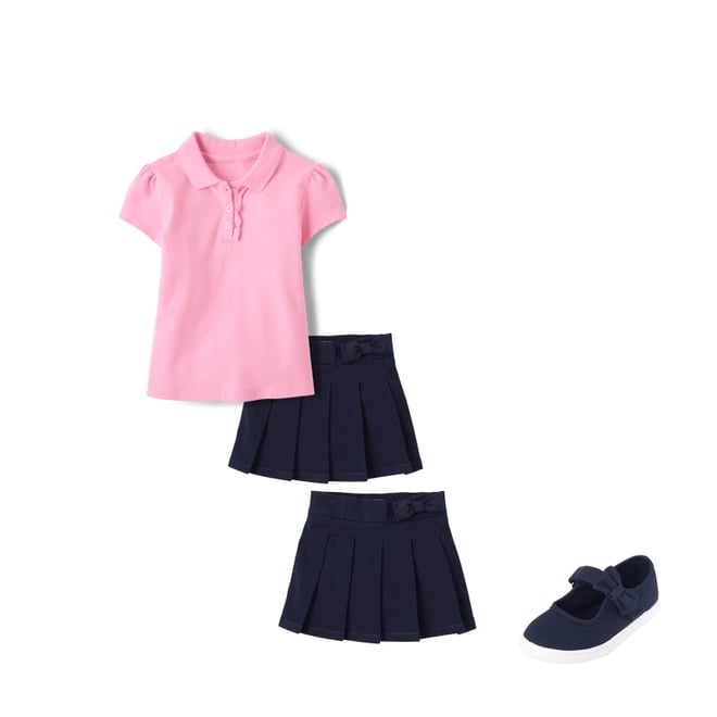 2nd bundle featuring 2 items which compliment Toddler Girls Bow Strap Canvas Sneakers