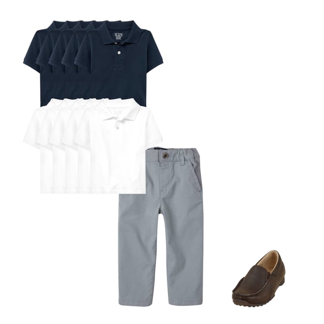 3rd bundle featuring 2 items which compliment Baby And Toddler Boys Uniform Stretch Relaxed Straight Chino Pants