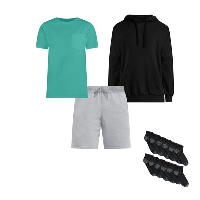 Hanes mens sweat shorts cheap