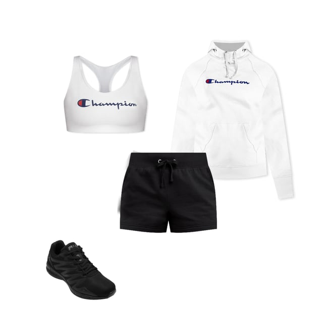 Champion, Intimates & Sleepwear, Champion Authentic Sports White  Logoclassic Script Bra