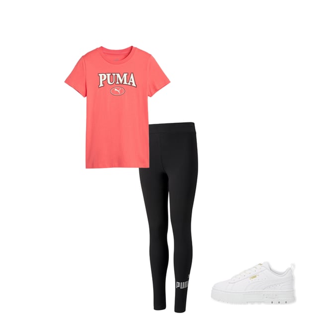 Puma Mujer Ess + Colourblock Leggings Essentials Deportivos Pantalón  Chándal