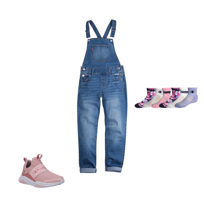 Levis hot sale girls overalls