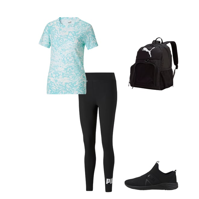 Sport leggings for Women Puma Essentials + Script Black
