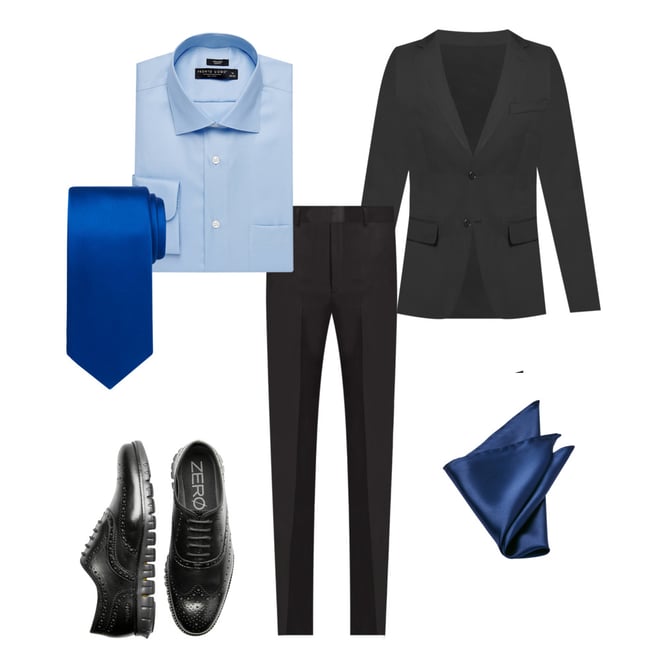 Calvin Klein Infinite Non Iron Light Blue Slim Fit Stretch Dress Shirt Men S Shirts Men S Wearhouse