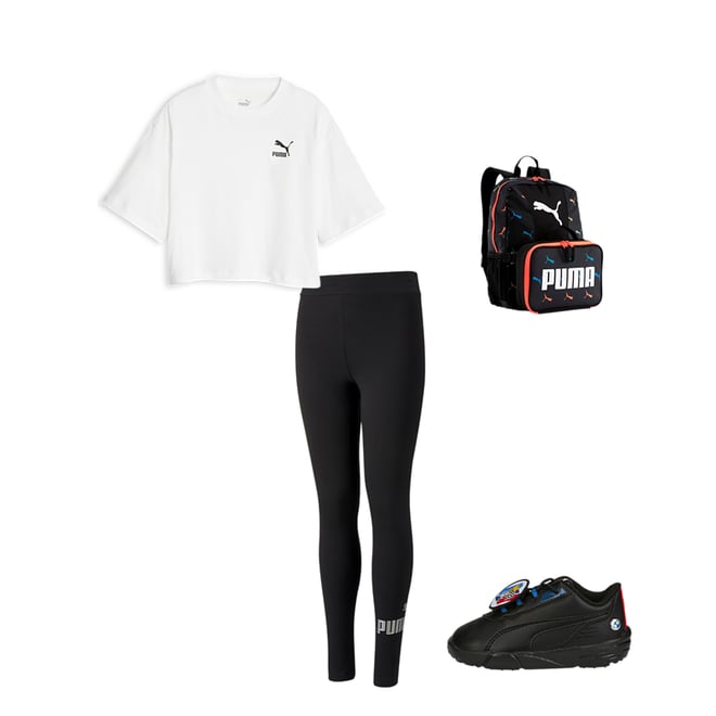 PUMA Leggings Essentials+ con logotipo para mujer (disponibles en tallas  grandes), Rosado