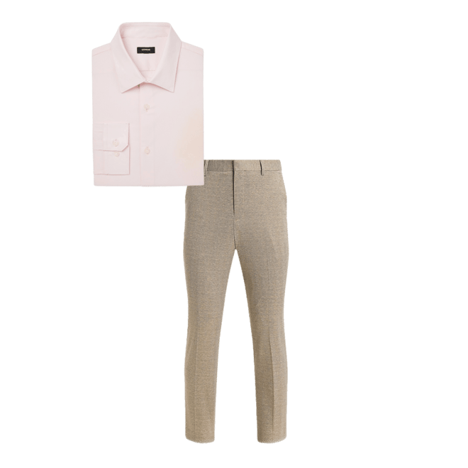 Slim Solid Stretch 1mx Dress Shirt