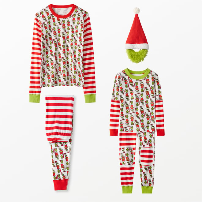 Dr. Seuss Grinch Long John Pajama Set