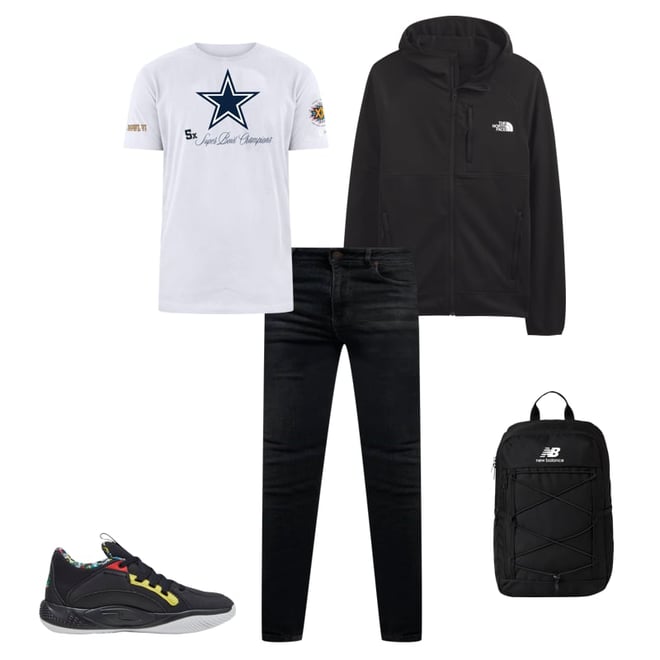 Pro Standard Men's Dallas Cowboys Off White Joggers - Hibbett