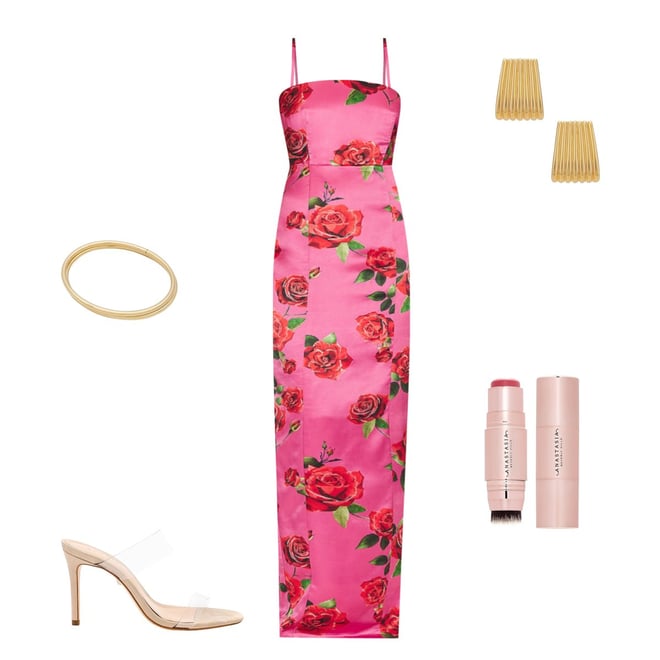 SAU LEE Sofia Dress in Pink Multi REVOLVE