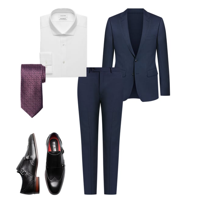 Calvin Klein Slim Fit Suit Separates Pants, All Sale