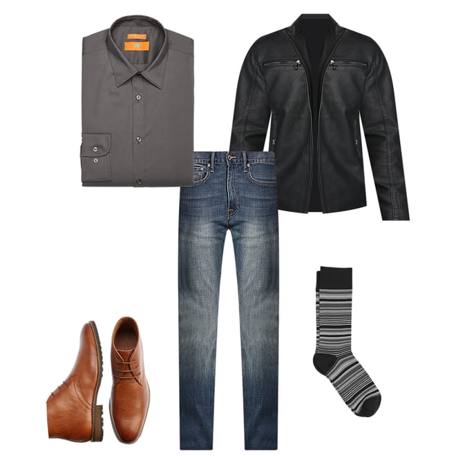 Leather jackets hot sale men's wearhouse