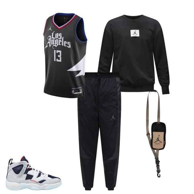 Men's Los Angeles Clippers Statement Edition Jordan Dri-Fit NBA Swingman Jersey in Black, Size: Small | DO9529-011