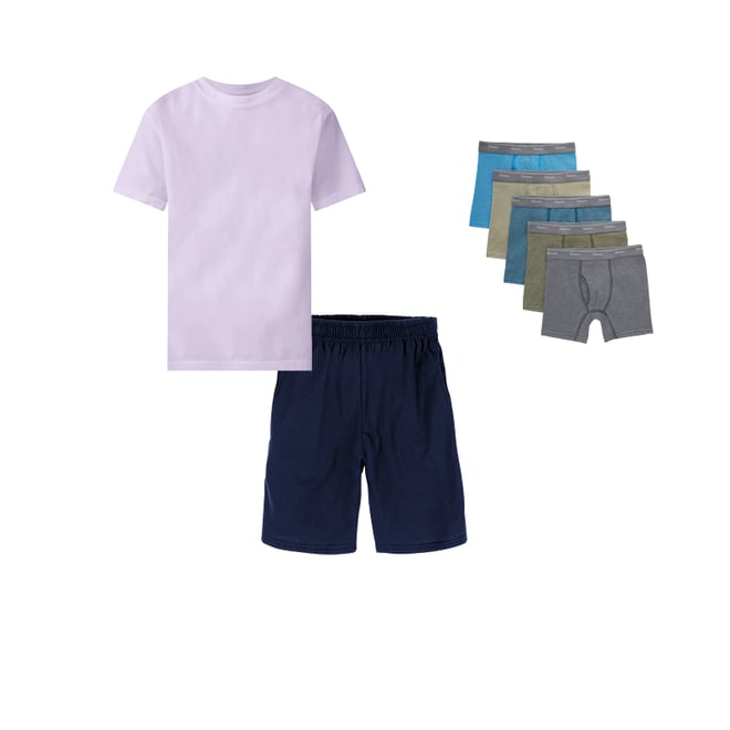Hanes Boys Jersey Shorts 2 Pack