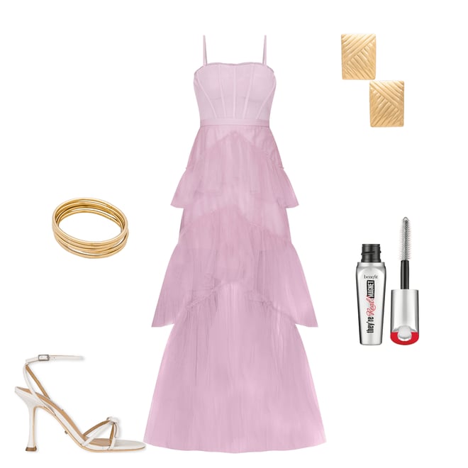 1st bundle featuring 4 items which compliment Corset Tulle Gown