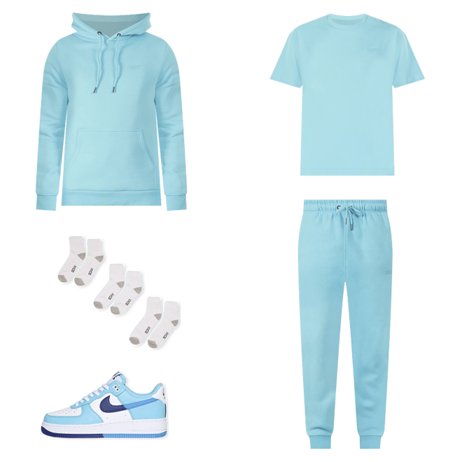 Nike Air Force 1 Low “Split - Light Photo Blue” - Style Code: DZ2522-100 