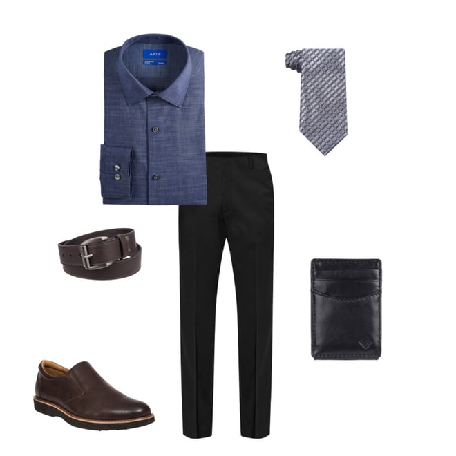 kohls haggar premium no iron khaki