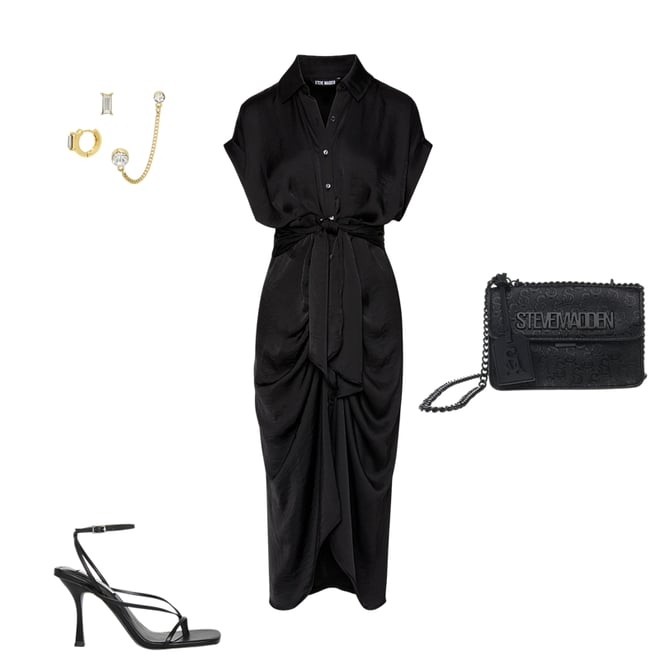 Teacher outfits, 3 ways to style a black slip dress