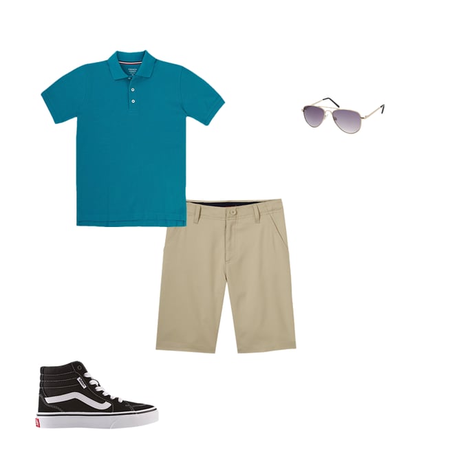 French Toast Boys Flat Front Stretch Performance Shorts Academy