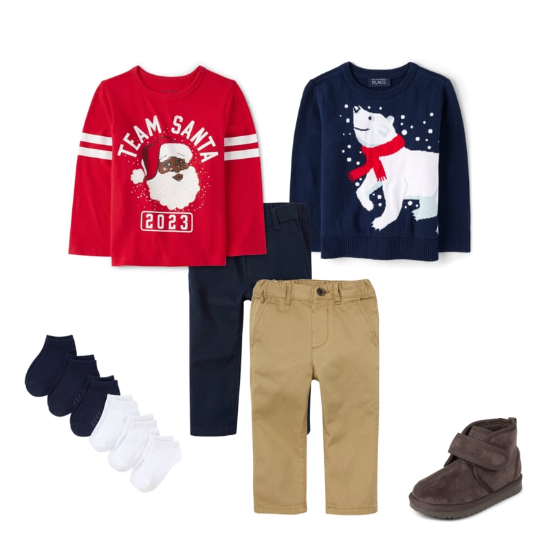Baby And Toddler Boys Long Sleeve Intarsia Polar Bear Sweater