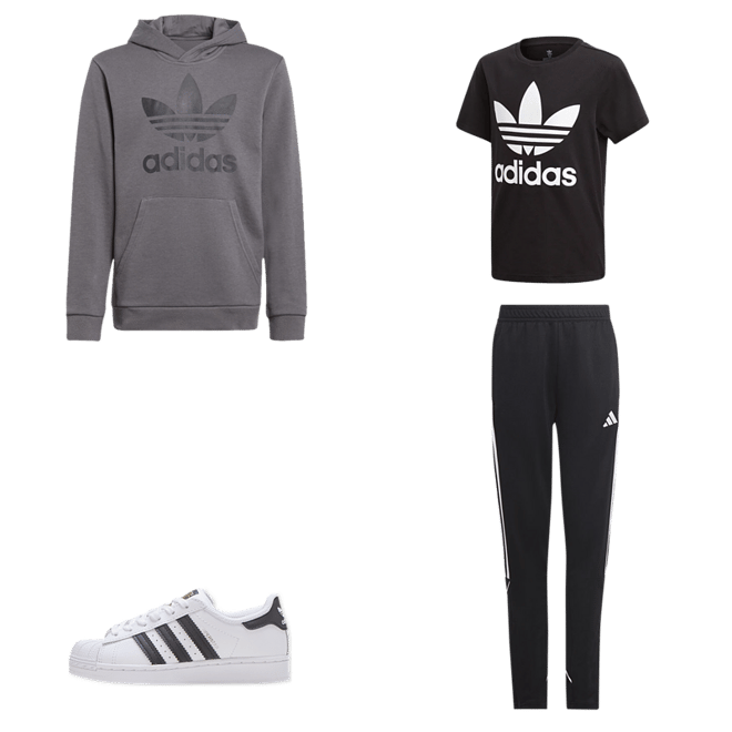 Shop adidas Boys Trefoil Hoodie DV2870 black SNIPES USA