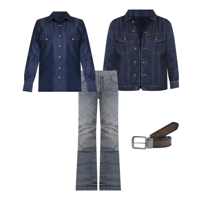 Wrangler Rugged Wear® Denim Jacket in Antique Indigo