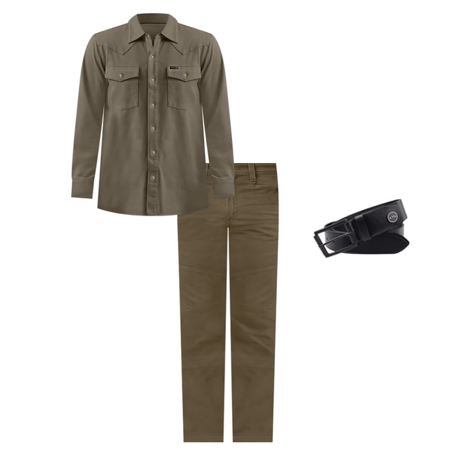 Wrangler ATG™ Men's Salida Shirt in Dusty Olive