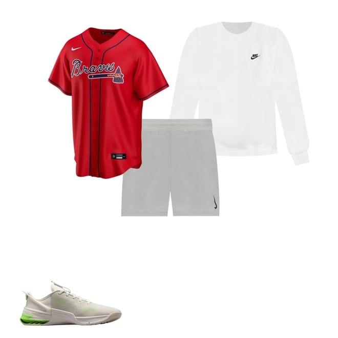 Men's Nike Ronald Acuna Jr. Gray Atlanta Braves Road Replica Player Name  Jersey