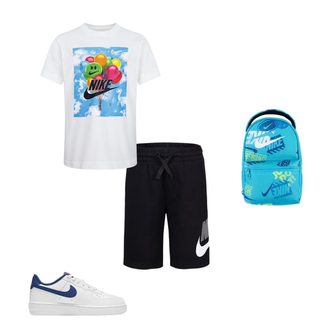 Nike Air Force 1 Low White Deep Royal Blue (GS) Kids' - CD6915-102