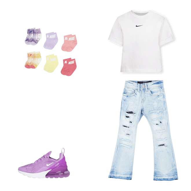 Shop Nike Grade School Air Max 270 943345-501 pink