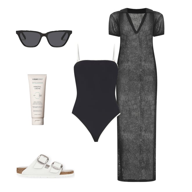 1st bundle featuring 4 items which compliment Strapless One Piece