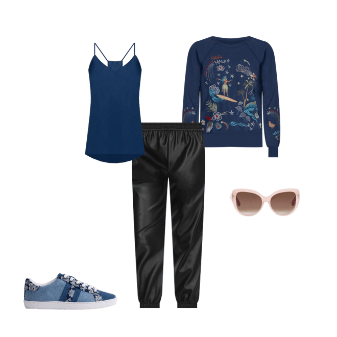【BAON】24SS★ [BAONHAUS] Socon side lace nylon jogger pants BAON