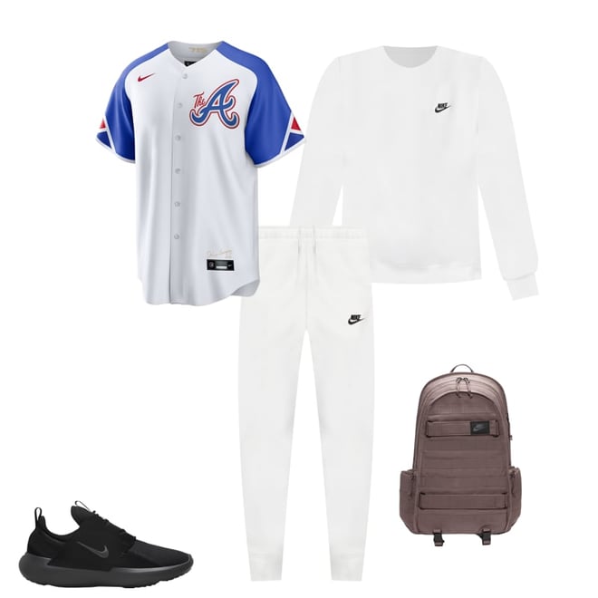 Toddler Atlanta Braves Ronald Acuña Jr. Nike White 2023 City