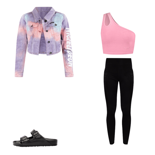 Shop MEMBERS ONLY Rugrats Tie Dye Denim Jacket MNL180101-PNK pink