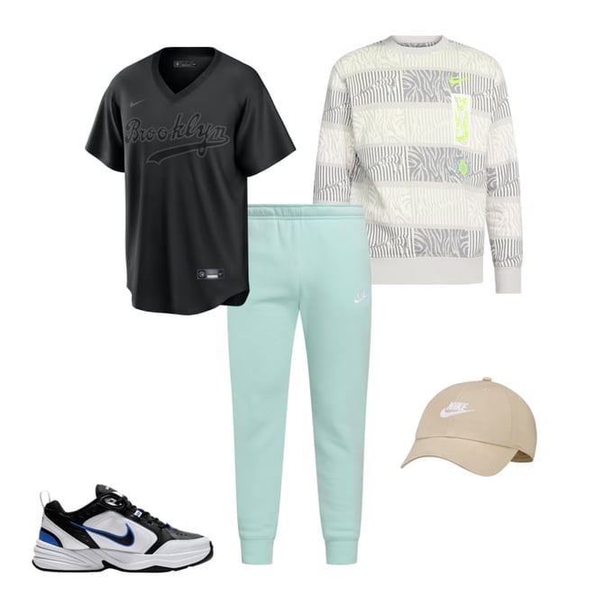 Men's Nike Jackie Robinson Black Brooklyn Dodgers Pitch Black Fashion  Replica Player Jersey