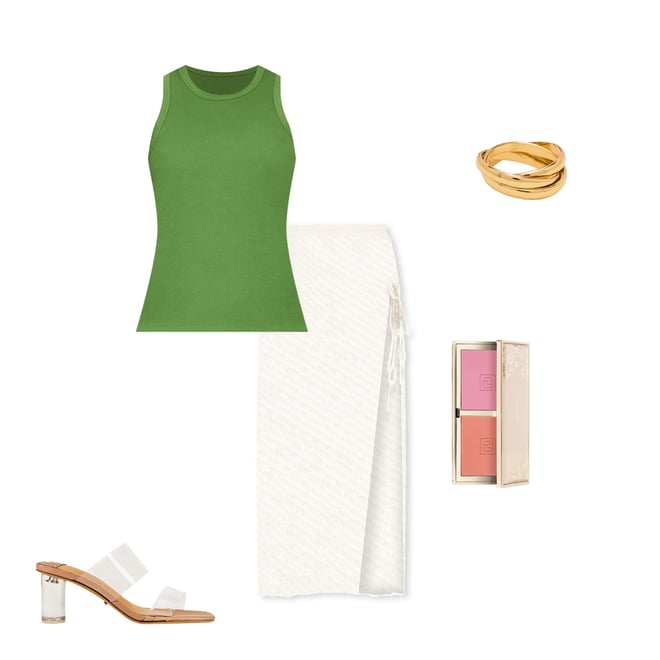 1st bundle featuring 4 items which compliment Offshore Midi Skirt