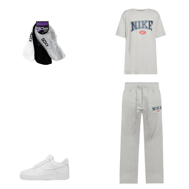 Vintage 2000s Nike Fleece Sweatpants Zip Ankle Pant Embroidered Swoosh Logo